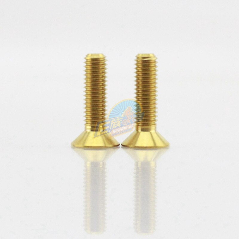 Folding bicycle front fork fixed titanium screw fit birdy 3 bike: gold
