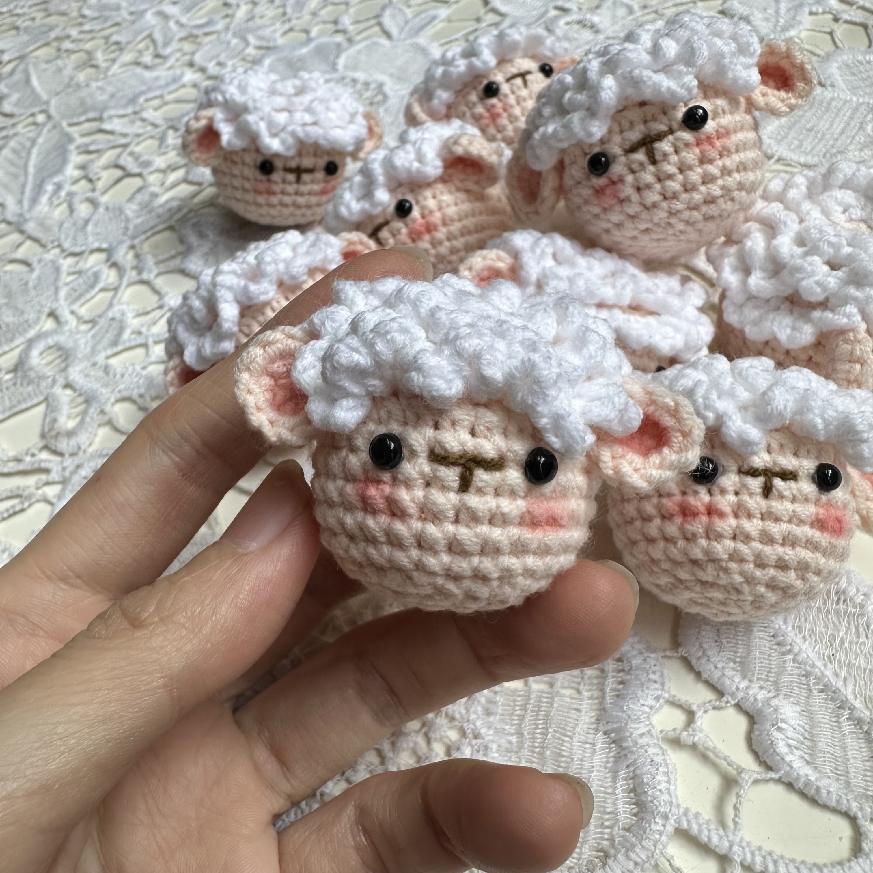 Handgemaakte wollen gehaakte schapenhaar bloemen meisjes hoofddeksels haarspeldjes hoofdbanden haarband accessoires met DIY Jewely: Donkergroen