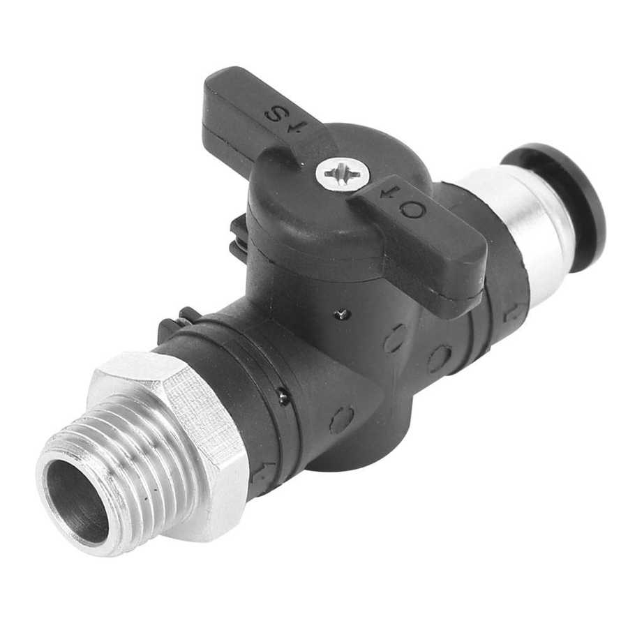 Pneumatic Valve Air Pipe Joint Valve 8mm Air Quick Fitting BSPP Male 1/4 3/8 1/2
