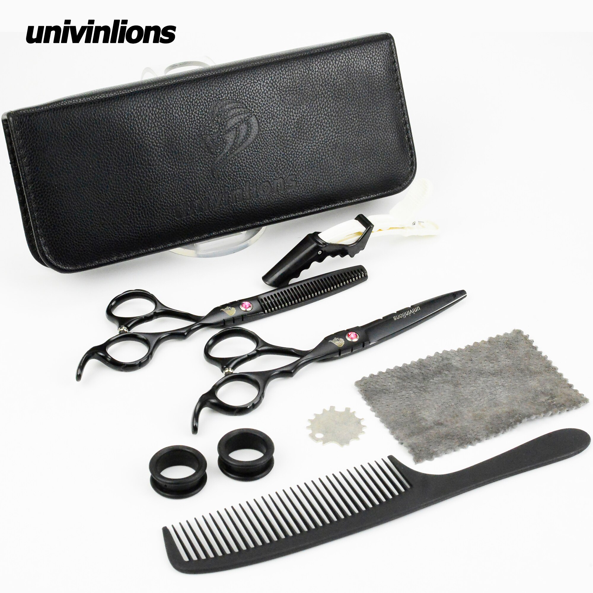 Univinlions 6 "Japanse Hair Kapper Schaar Kapper Scheermes Kappers Schaar Professionele Haar Knippen Dunne Scharen