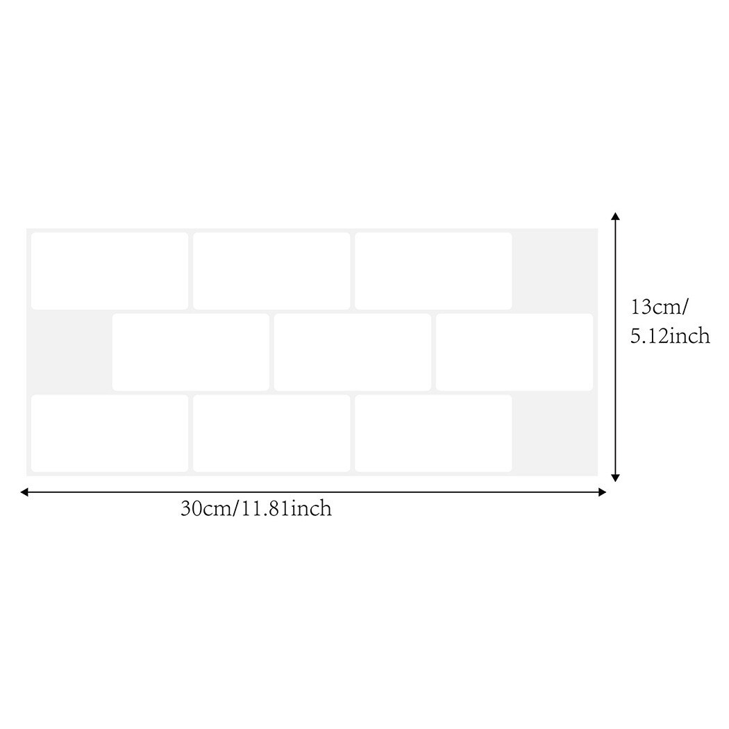 30*13cm Tile Stickers Kitchen Wall Tile Bathroom Mosaic For Wall Tile And Furniture's Decors Home Decoration