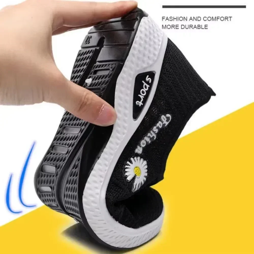 2025. Zapatos deportivos de para mujer con suelas de malla suaves y transpirables y zapatos de coco ligeros y modernos