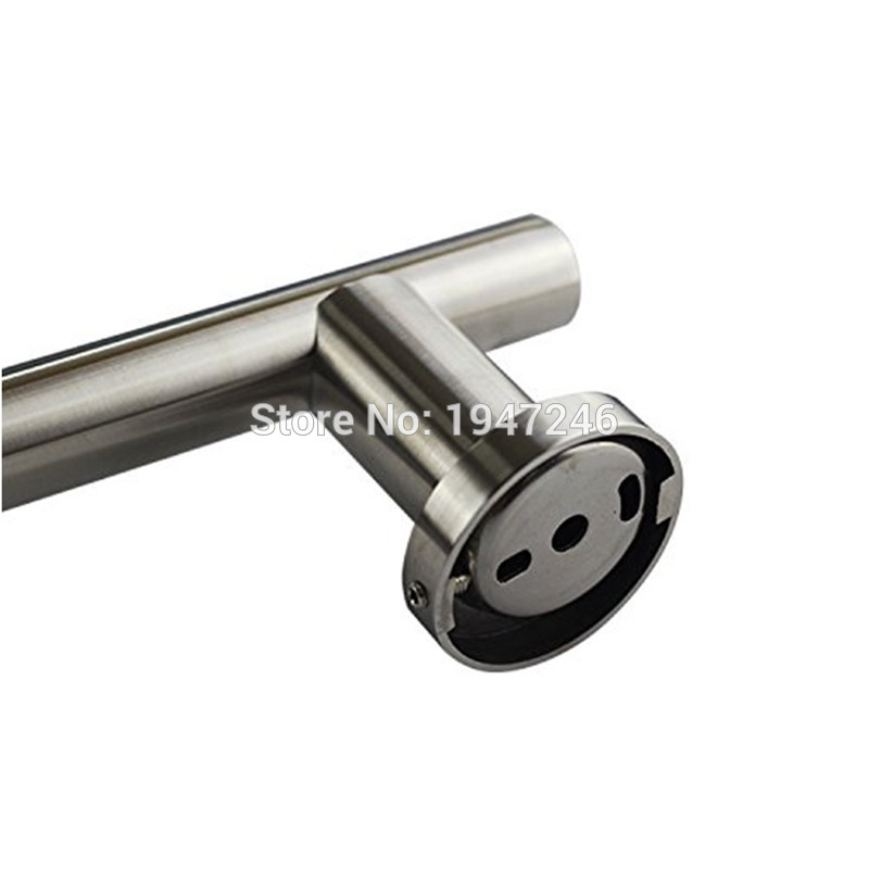 Premium MODERN Bathroom Slide Bar with Adjustable Shower Head Holder 26 Inches Round Mount made from 304 Stainless Steel