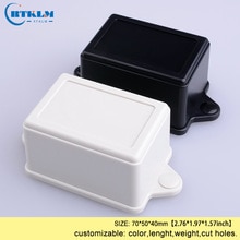 ABS plastic project case plastic electrical box wall mounting juntion box IP54 plastic enclosure wire connection box 70*50*40mm