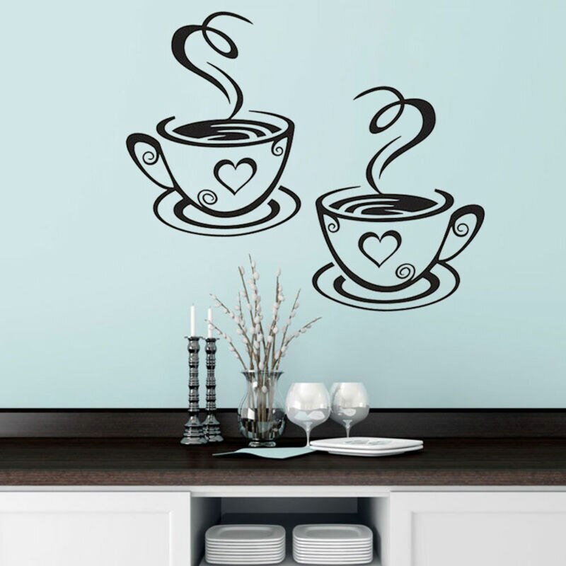 Kitchen Tile Stickers Vinyl Home Room Decor Art Quote Ceramic Tile Wall Decal Stickers Bedroom Removable Mural DIY