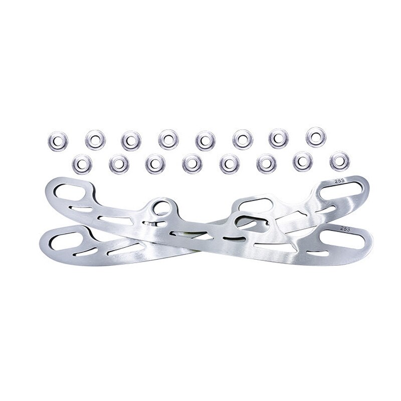 Ice Hockey Blade Ice Skate Roller Replacement Blades Hockey Accessories: Silver S