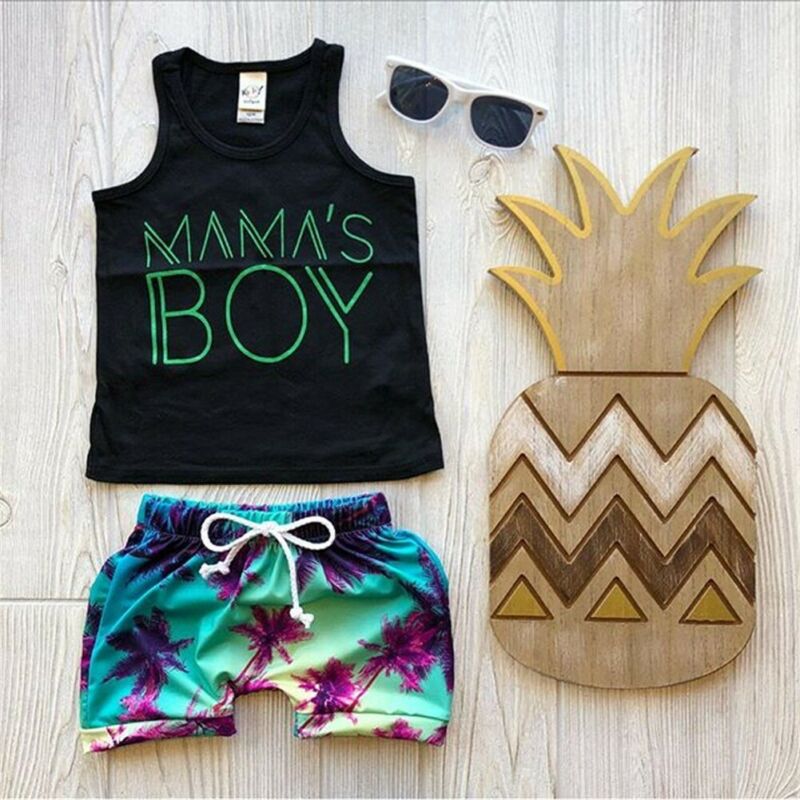 Verão criança crianças bebê menino roupas casuais camisetas + shorts calças conjunto de roupa