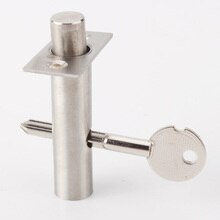 1PC Invisible Mortise Door Lock Iron Pipe Well Lock Fire Door Escape Aisle Lock For Fireproof Door Lock Door Hardware