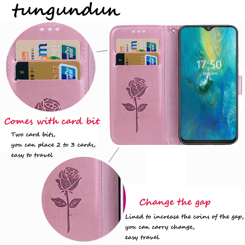 Luxury Wallet Cubot P30 Case Funda Vintage Flip Leather Cases Business Protective Cover With Front Card Slots Phone Book 6.3"