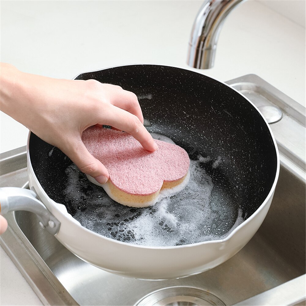 Washing Cloth Car Washing Glass Washing Sponges Strong Decontamination Pads Multi-functional Cloud Sponge Kitchen Tools