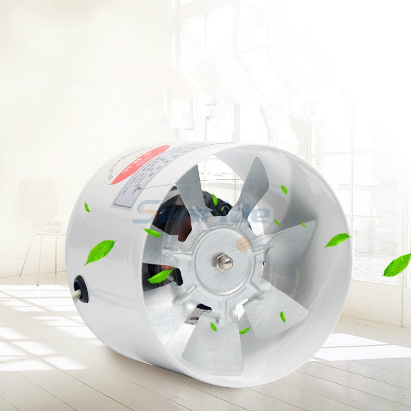 4 Inch Window Exhaust Fan Bathroom Kitchen Toilets Ventilation 2800R/Min 220V 25W White Color For Home Pipeline Fan Mute