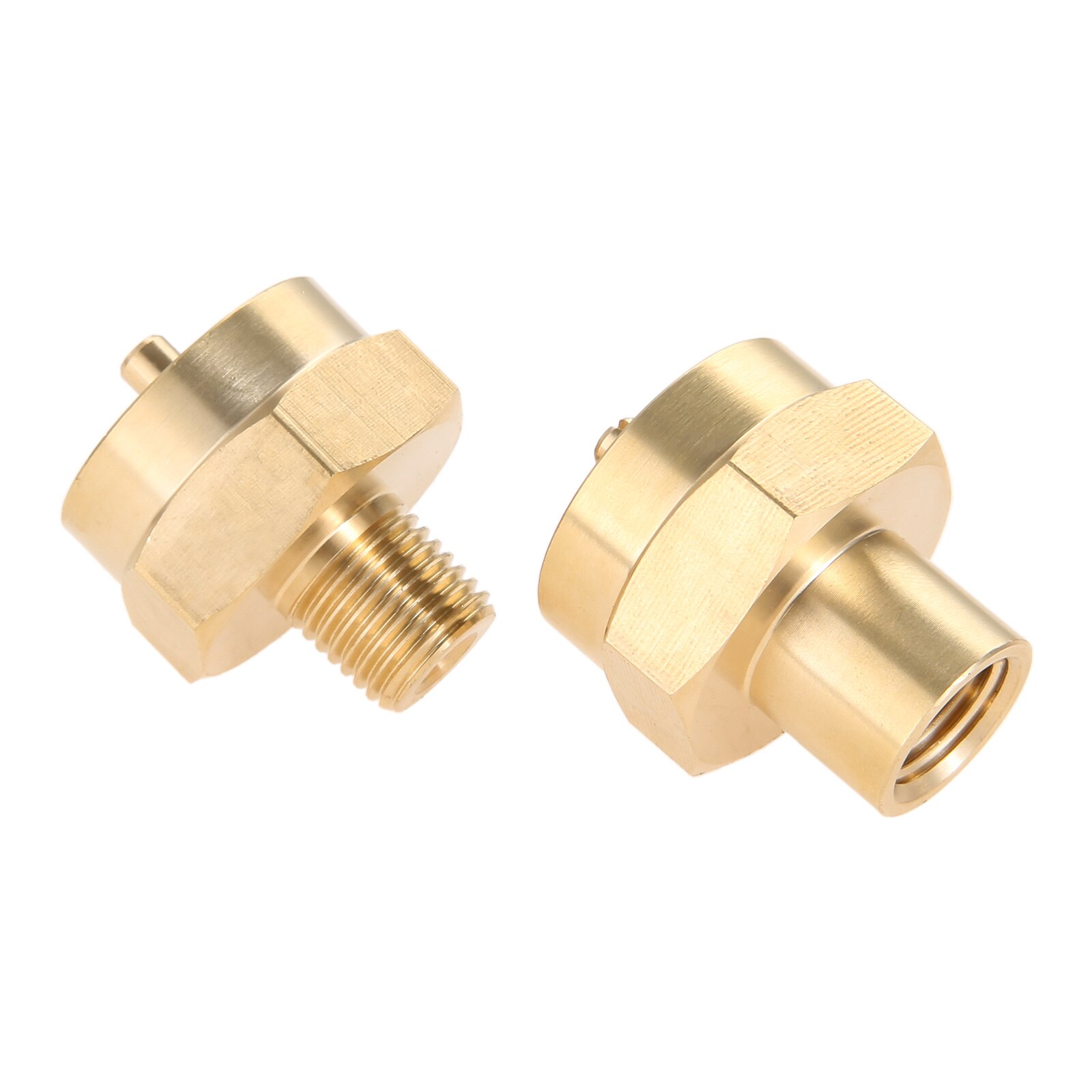 2 PCS 1LB Propane Gas Bottle Refill Adapter with 1/4" NPT Thread (1LB Bottle Connection to 1/4" NPT Female)