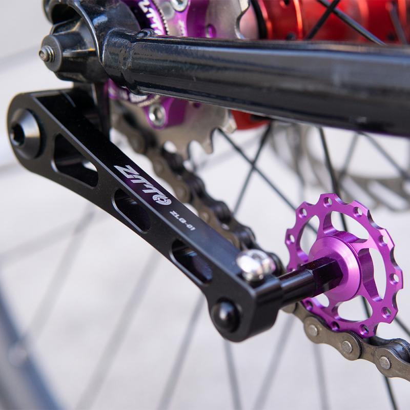 Adjustable Bike Pulley Aluminum MTB Bicycle Cycling Single Speed Derailleur Bicycle Chain Tensioner Hang Dropout Frame