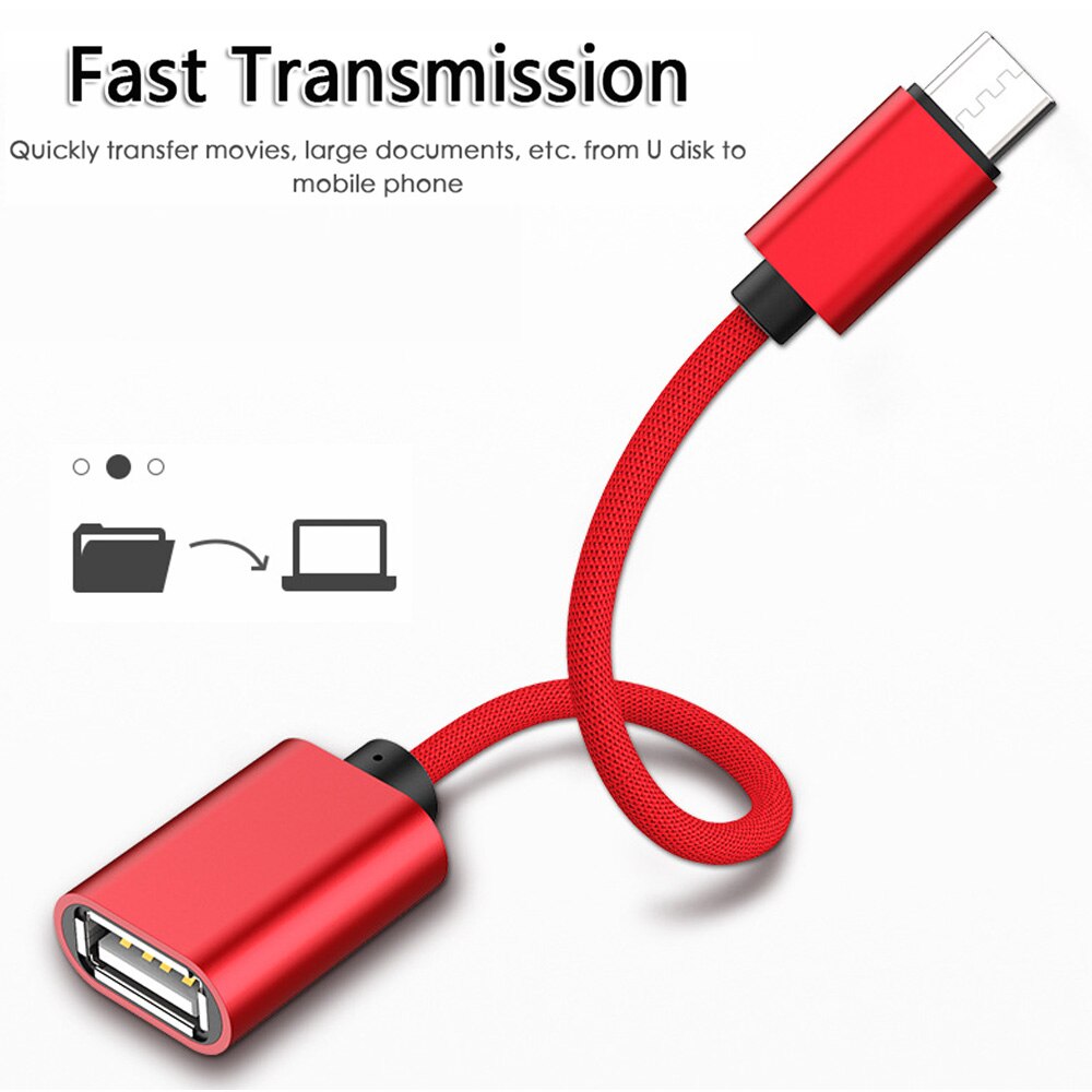 OTG Adapter Micro USB Cables OTG USB Cable Micro USB To USB for Samsung LG Sony Xiaomi Android Phone for Flash Drive