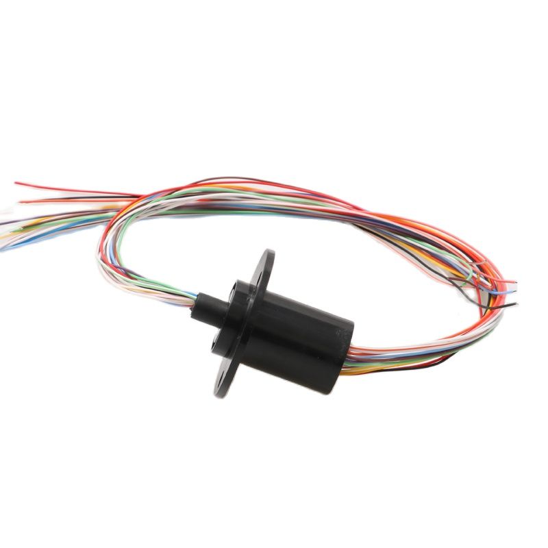 1PC 2/4/6/8/12/18/24/36 Channels Wires Capsule Slip Ring 1-2A Slipring 8.5/12.5/15.5/22mm Mini Rotary Conductiv Joint Connectors: Dia 22mm 18ch 2A