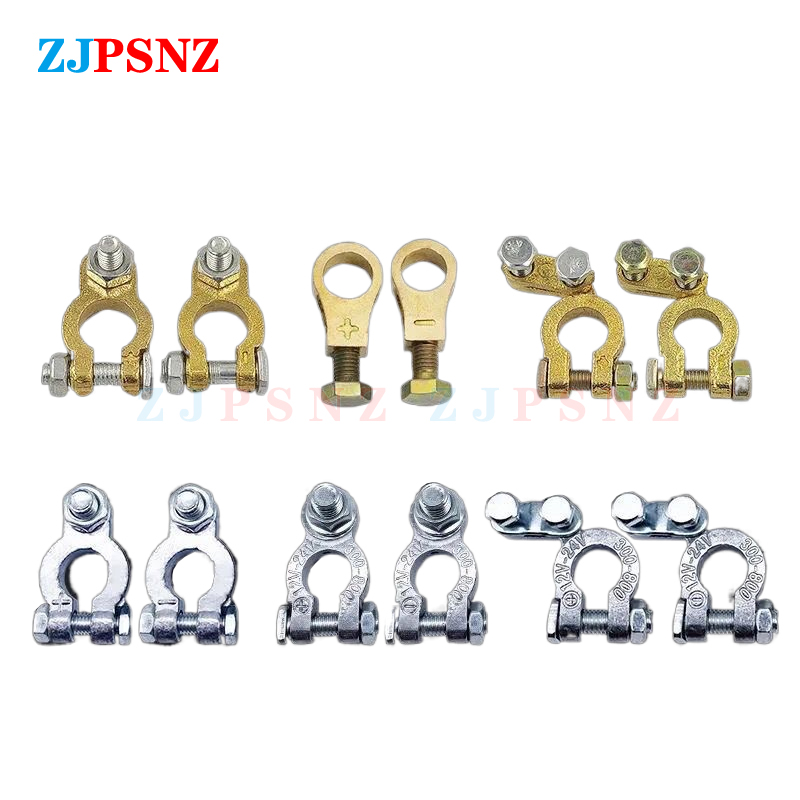 Car Battery Terminal Wire Cable Clamp Top Quick Post Terminal Positive Negative Electric Connector Clamps For Car Boat Motorhome