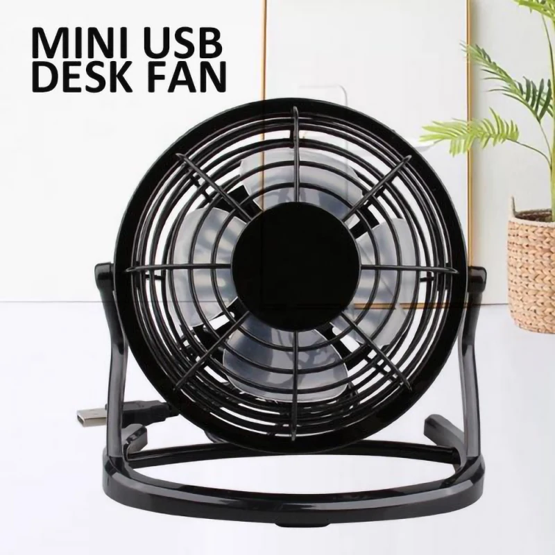 DC 5V Mini USB Cooler Desk Fan 180Degree Rotatable Fan Summer Portable Desktop Cooling Fans for Notebook Laptop Computer