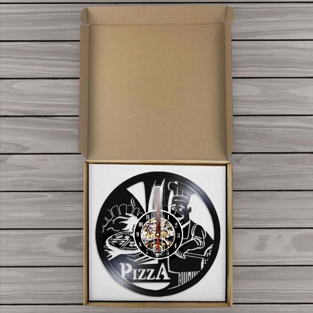 Pizza Time Wall Watch Pizzeria Gastronome Wall Sign Pizza House Pizza Maker Wall Clock Pizza Kitchen Wall Clock Modern
