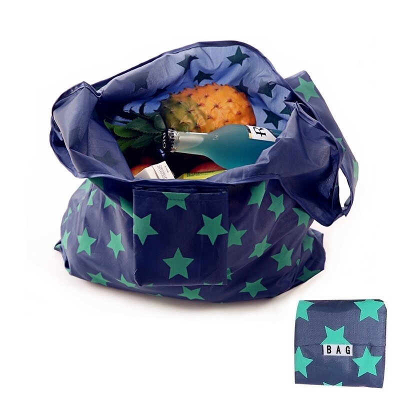 Sac de Shopping pliable, fourre-tout, sacs à main pliables, sacs de rangement pratiques à grande capacité F096