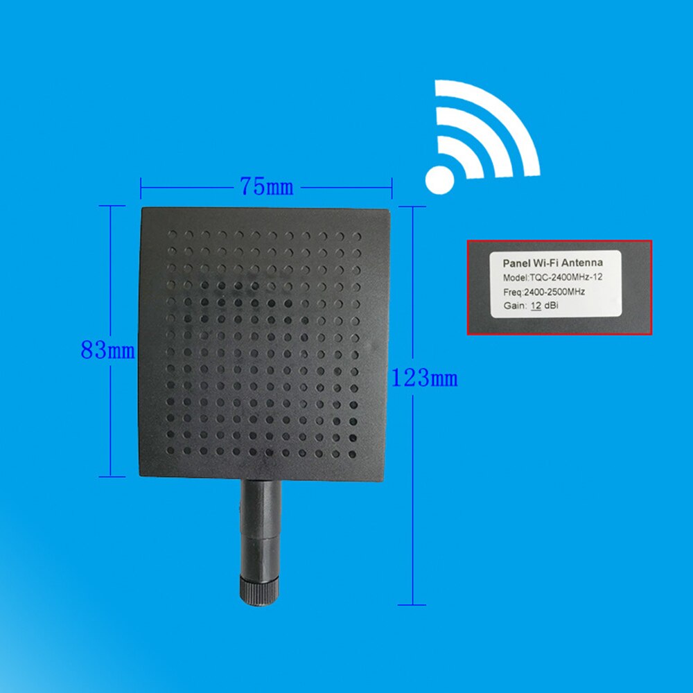 12dBi SMA Male Connector 2.4GHz Panel WiFi Antenna Antenna for IEEE802.11n WLAN System