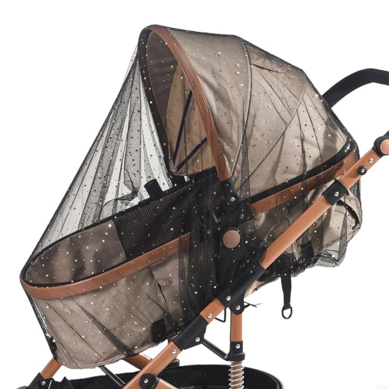K1MA Lightweight Stroller Net Universal Mosquito Net para Stroller Fácil instalar: Azul