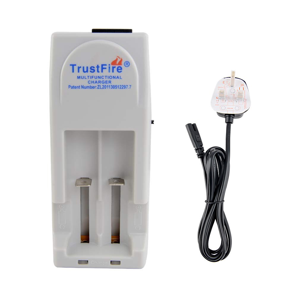 TrustFire TR-001 18650 Battery Charger Universial Charger 2 Slots for Li-ion IMR LiFePO4 10440 14500 16340 18350 18500 Batteries: UK plug
