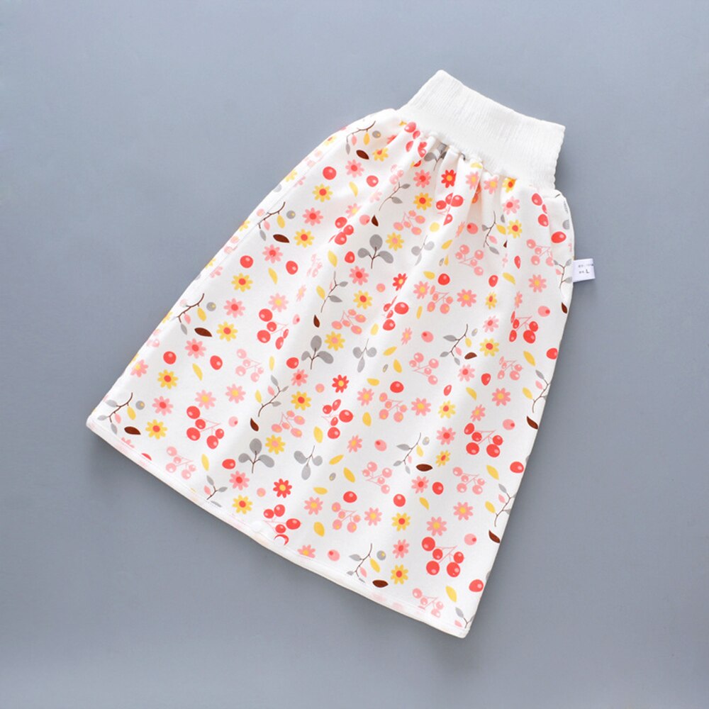 Prevent Baby Bed Wetting Pure Cotton Baby's Skirt For Preventing Leakage Of Urine Learning Pants Washed Skirts 4-12T: B-7
