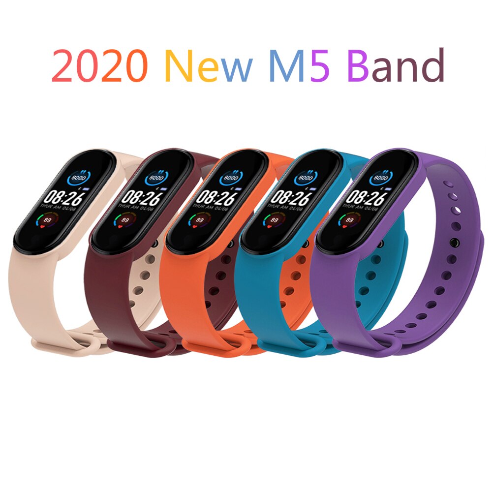 Smart BandM5 Sport Polsband Fitness Traker Bluetooth Lintelek Bloeddruk Horloge Relogios Smartwatch Lightning Klok