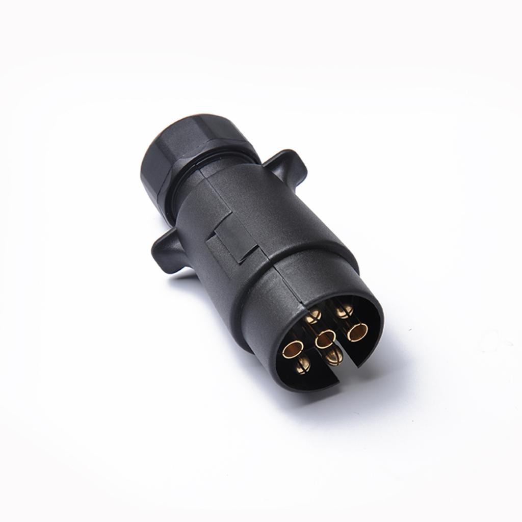 7- -polet 7 -vejs 12v lastbil trailer bådlinje lysstik adapter