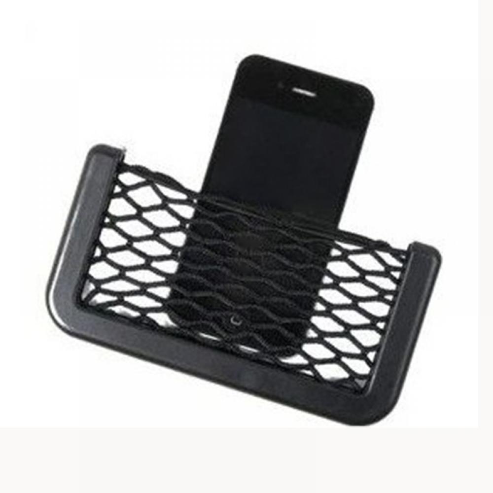 1pc Auto Car Seat Side Back Storage Net Bag Phone Holder Pocket Organizer Gps Phone Pen Card Debris Storage Bag Car Accessories