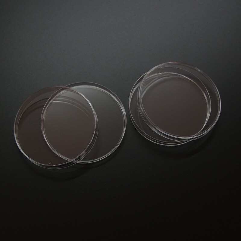 10PCS Plastic Cell Culture Dish 90mm Plastic Petri dish for Laboratory Use with Lids