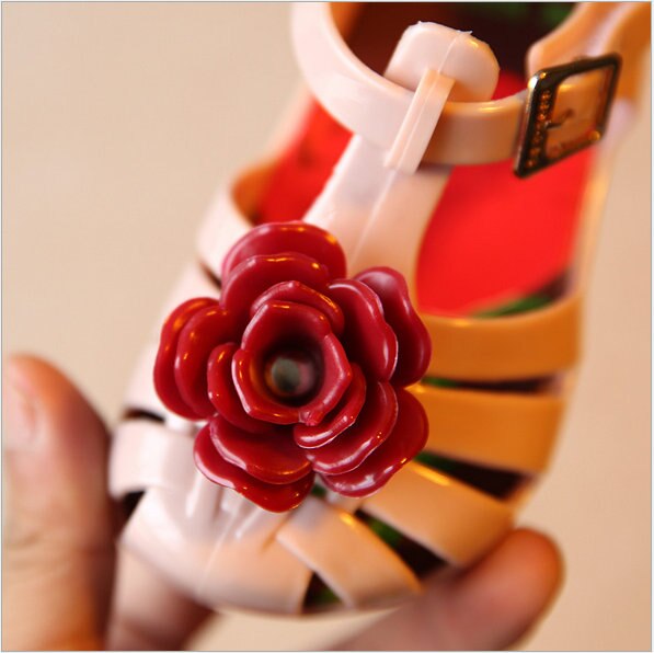 Mini Sed Schuhe Sommer mädchen Sandalen Prinz blumen gelee schuhe Für Mädchen schuhe größe EU19-27 Mini sed schuhe