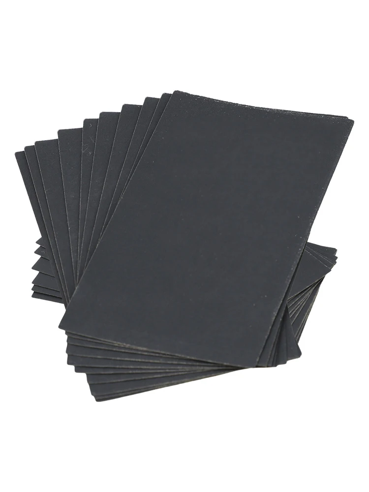 Papier de Verre à Grain 600/800/1000/1200/1500/2000/2500, 10 Pièces, Polissage du Métal, du Verre, de la Céramique, du Bois, Ponçage à l'Eau/Sec, Outils Convertible: Or