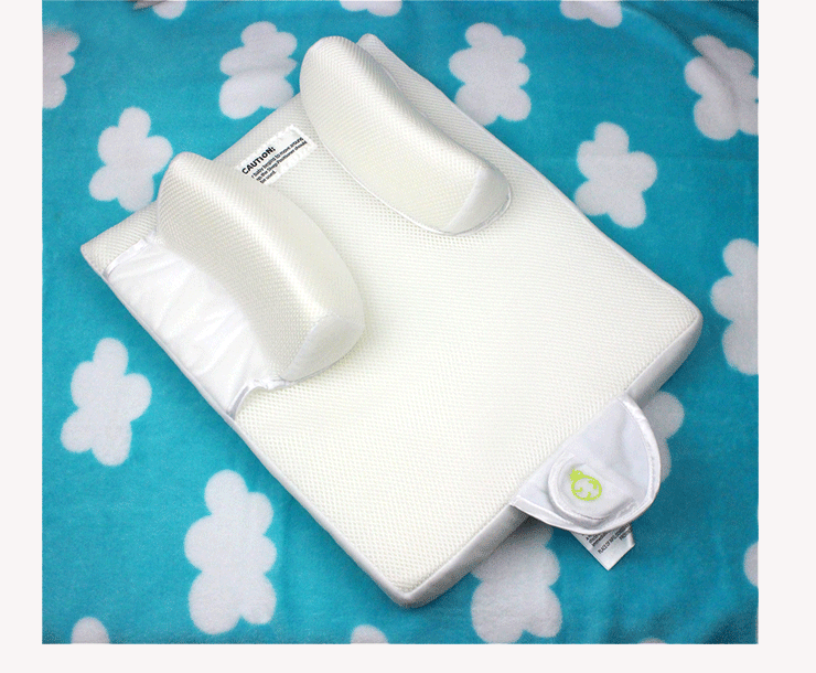 Nyfødt baby sovepude anti-tryk bærbar stereotyp pude anti-drejning og spytte mælk pude seng i sengen: Default Title