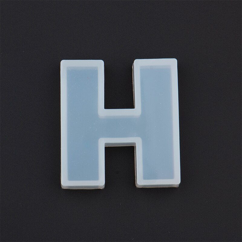 Digital English Alphabet Epoxy Resin Molds Mixed Style Silicone Casting Molds For DIY Jewelry Making Findings Supplies Component: H