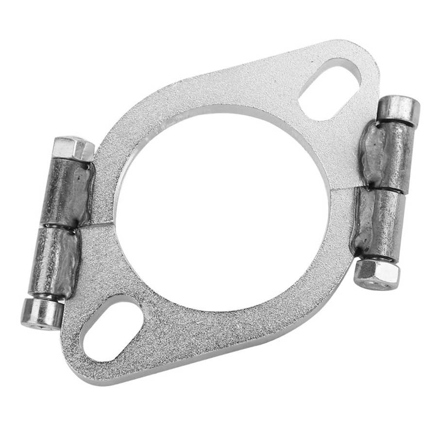 Biler araba aksesuar 2.5in 63mm stål udstødningsflange flad oval split reparation udskiftning tilbehør auto dele bil