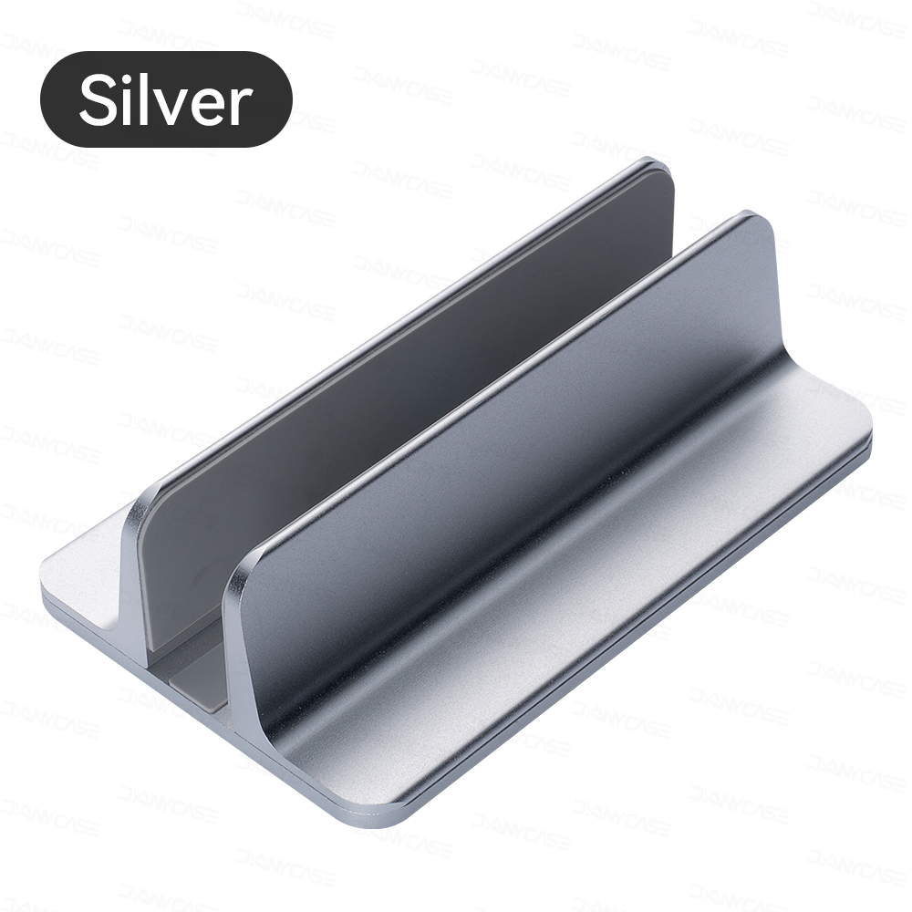 Vertical Laptop Stand For Macbook Air Pro 13 15 16 Desktop Aluminum Stand With Adjustable Dock Size For Notebook Stand: Red