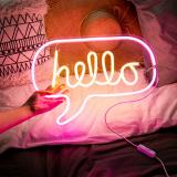 Led neonlys farverige neonskilte til værelse hjemme fest bryllup fødselsdag væg dekorativ jule neon lampe: Hej
