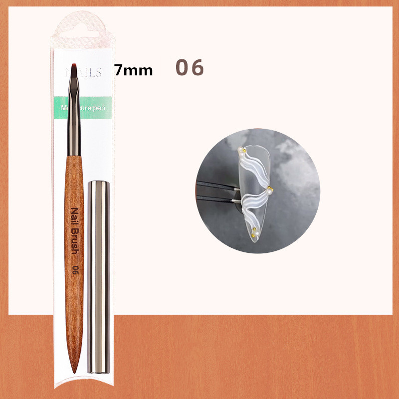 Juego de pinceles para decoración de uñas, 12 Uds., pincel para delineador de uñas, bolígrafo para pintar uñas, pinceles acrílicos para Gel UV, herramienta de manicura ombré de cristal, pincel para uñas: Verde militar