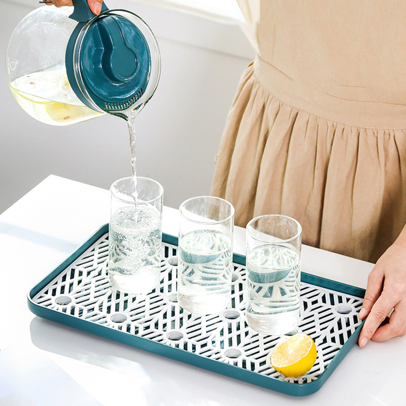 Cup Drying Rack Stand Glass Cup Drainer Holder Detachable Tea Cups Dish Drying Rack Storage Tray Organizer Kitchen Organizer