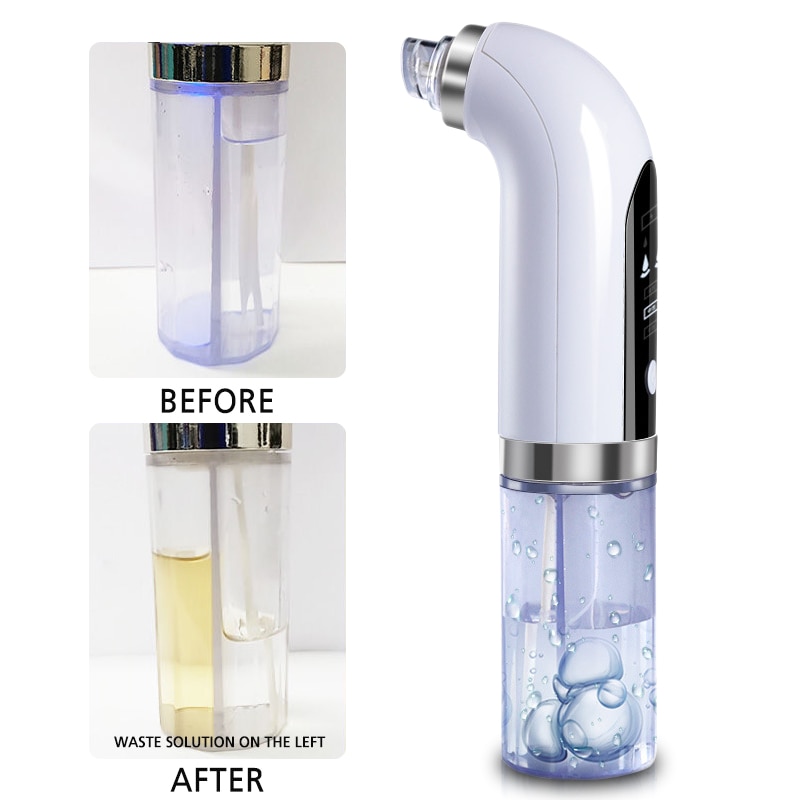 Electric Small Bubble Blackhead Remover Facial Vacuum Pore Blackhead Cleaner Water Cycle Acne Pimple Clean Beauty Skin Care Tool