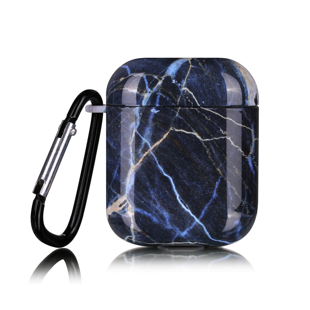 Marmor mønster etuier til airpods 1 2 øretelefon cover sødt cover til apple airpods 2 air pods 1 shell ærme coque