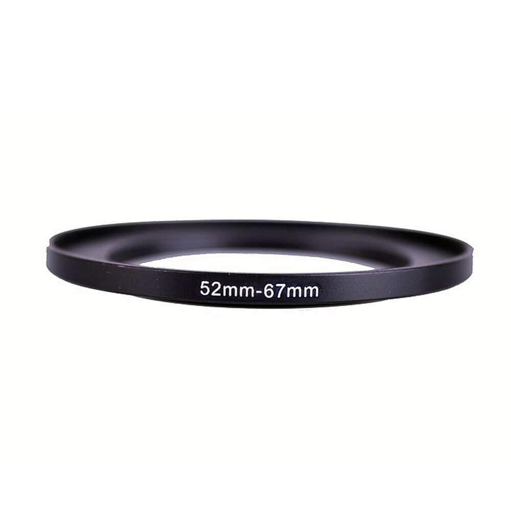 Filtre d&#39;anneau métallique, 52mm-67mm 52-67mm 52-67mm 52 à 67mm, lentille Step Up, adaptateur noir