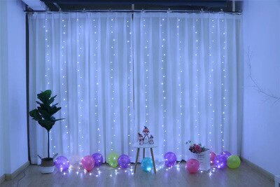 3,5 M Mond Sterne Lampe LED Lampe Schnur eins Weihnachten Lichter Dekoration Lichter Vorhang Lampe Hochzeit Nentern 220v Gebühr licht: Weiß