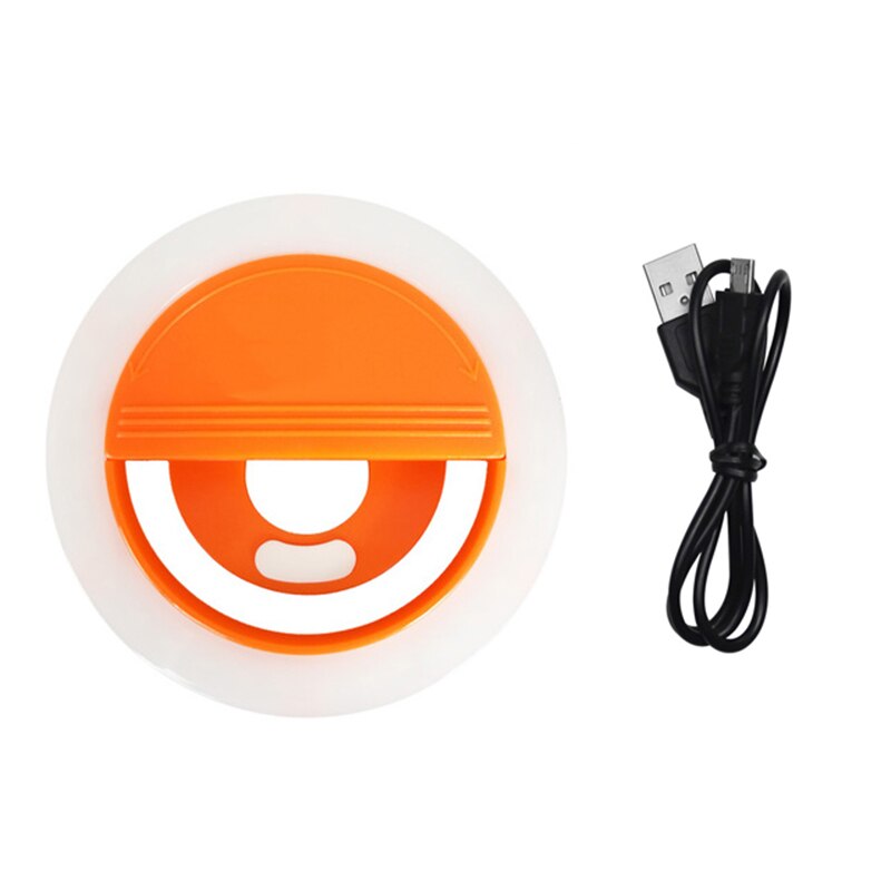 Sf -002 mobiltelefon selfie flash ring lys linse skønhedsfyld lys lampe bærbar klips til fotokamera til mobiltelefon smartphone