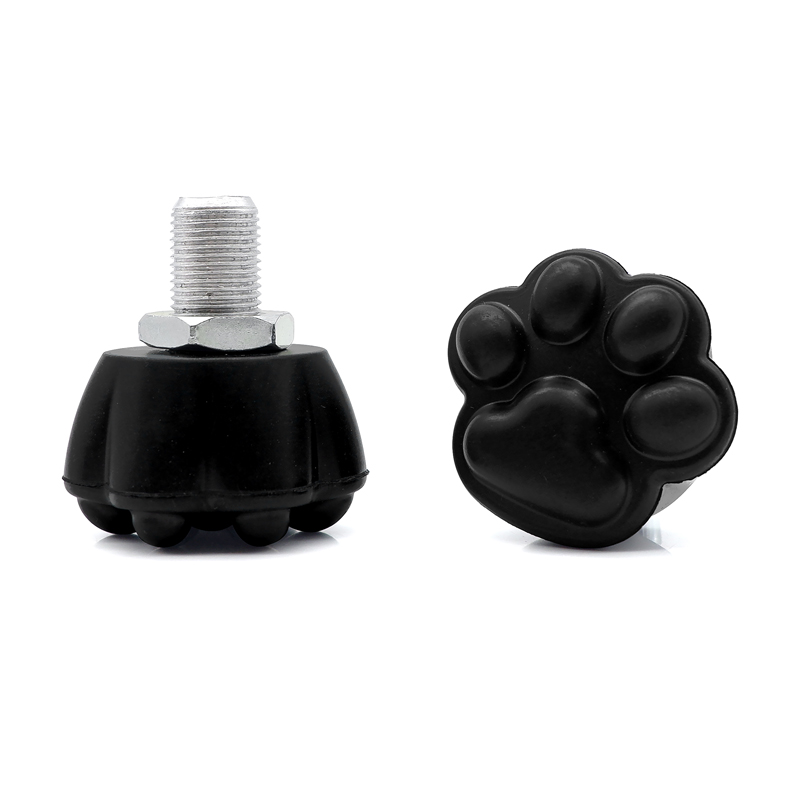 Cat Claw Shape Quad Skates Break Roller Skating Stop Brake Outdoor Sliding Sports 4 Wheels Skate Shoes Accessories Replacement: Gold