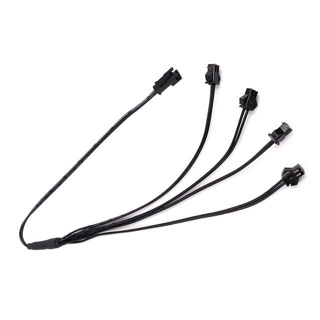 Cable de neón EL brillante de 1m, 3m, 5m, para de baile de Navidad, disfraces DIY, luz iluminada Multicolor, lámpara con batería AA, tira de LED: Multicolor / 2 W