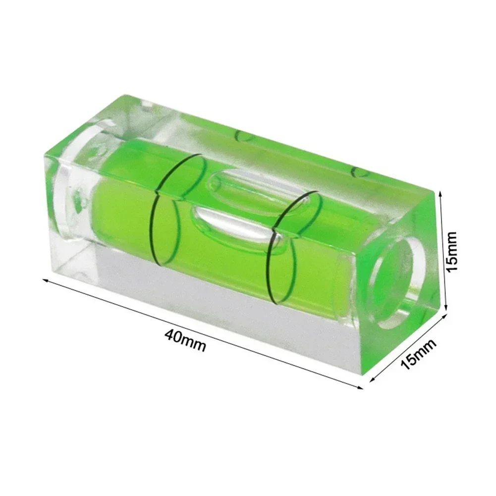 Leveling Bubble Levels None Leveller Small Spirit Square/round Tubular 15 X 15 X 40mm 39.5x9.5mm 40mm For Leveling