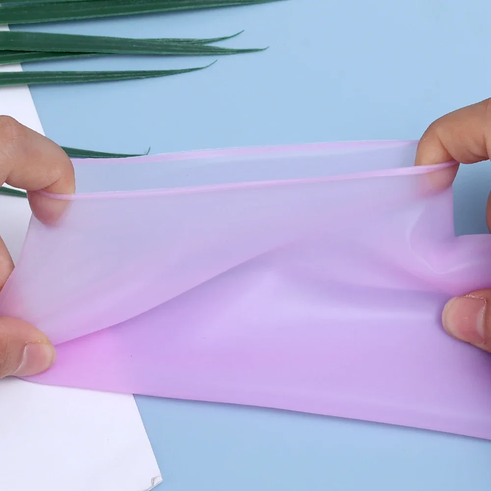 Silikonfuktande strumpor fotvård anti-sprickbildning anti-uttorkande elastiska fotspa-strumpor tar bort död hud återanvändbara pedikyrverktyg