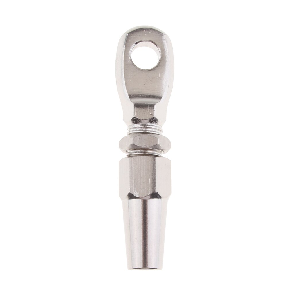 316 Marine Grade Stainless Steel Swageless Eye Terminal For 5mm Wire Rope